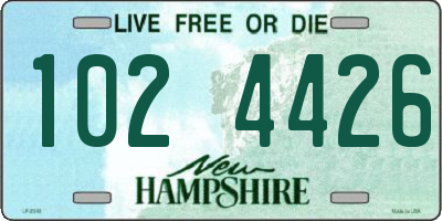 NH license plate 1024426