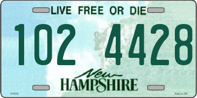 NH license plate 1024428