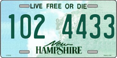 NH license plate 1024433