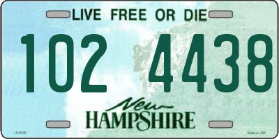 NH license plate 1024438