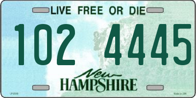 NH license plate 1024445