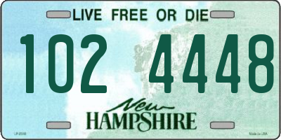 NH license plate 1024448