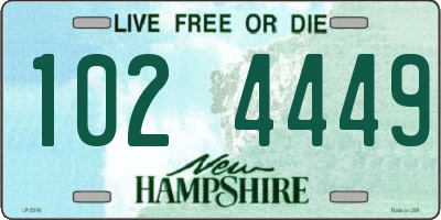 NH license plate 1024449