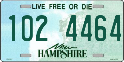 NH license plate 1024464