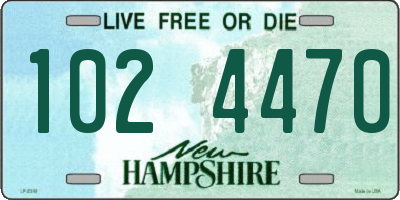 NH license plate 1024470