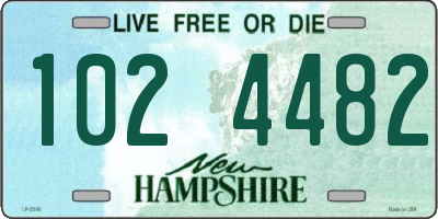 NH license plate 1024482