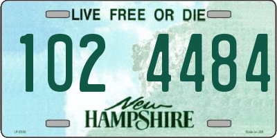 NH license plate 1024484