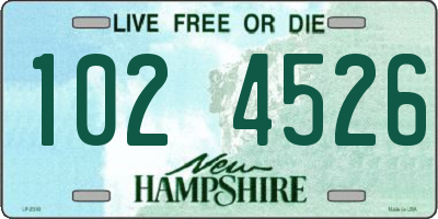 NH license plate 1024526