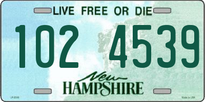 NH license plate 1024539