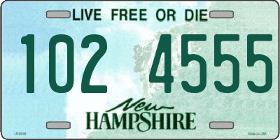 NH license plate 1024555