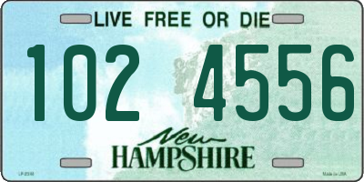 NH license plate 1024556
