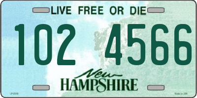 NH license plate 1024566