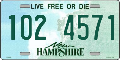 NH license plate 1024571