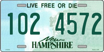 NH license plate 1024572
