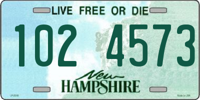 NH license plate 1024573