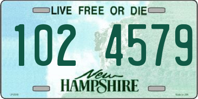 NH license plate 1024579