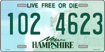 NH license plate 1024623