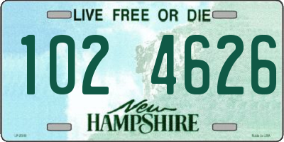 NH license plate 1024626