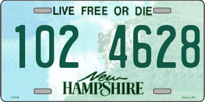 NH license plate 1024628