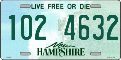 NH license plate 1024632