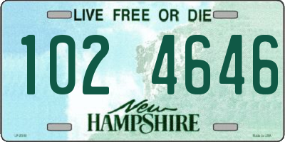 NH license plate 1024646