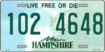 NH license plate 1024648