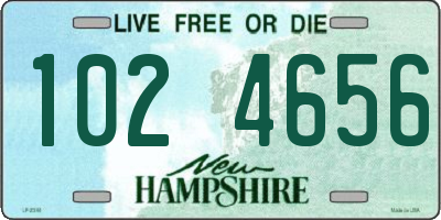 NH license plate 1024656