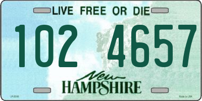NH license plate 1024657