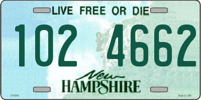 NH license plate 1024662