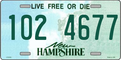 NH license plate 1024677