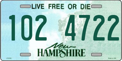 NH license plate 1024722