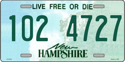 NH license plate 1024727