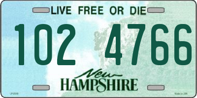 NH license plate 1024766