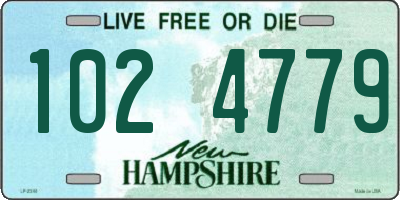 NH license plate 1024779
