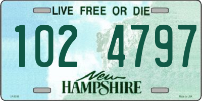 NH license plate 1024797