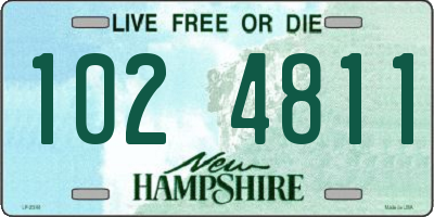 NH license plate 1024811