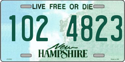 NH license plate 1024823