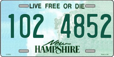 NH license plate 1024852