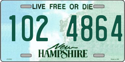 NH license plate 1024864