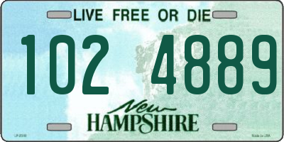 NH license plate 1024889