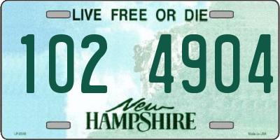 NH license plate 1024904