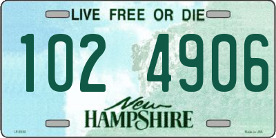 NH license plate 1024906