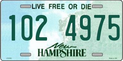 NH license plate 1024975