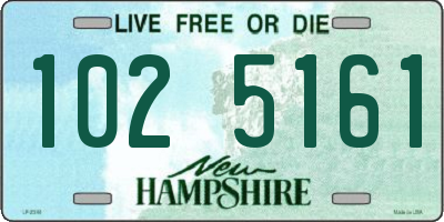 NH license plate 1025161