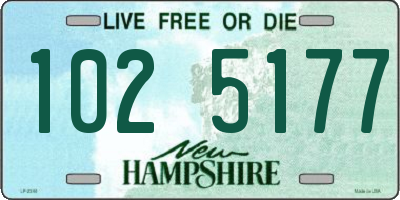 NH license plate 1025177
