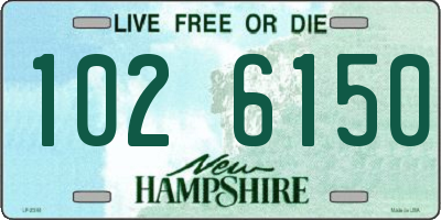 NH license plate 1026150