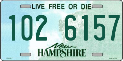 NH license plate 1026157