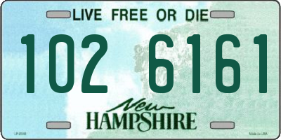 NH license plate 1026161