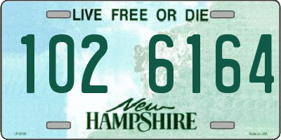 NH license plate 1026164
