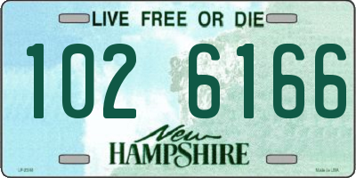 NH license plate 1026166